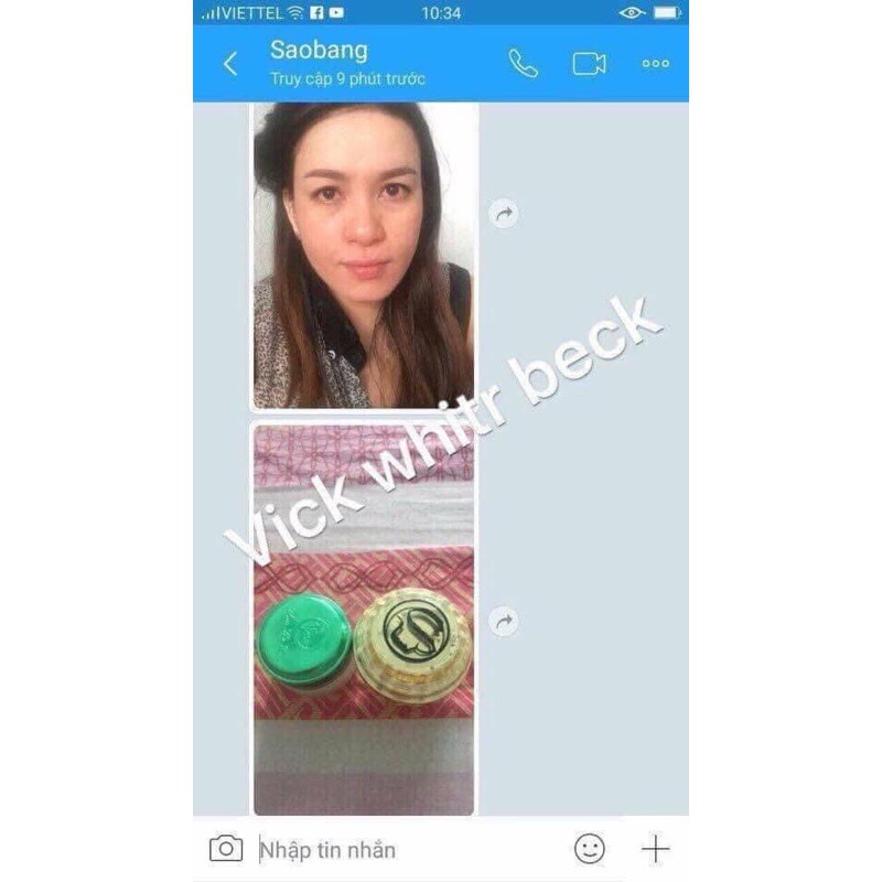 KEM TRÀ XANH VICK WHITE BECK TRẮNG DA- MỤN- THÂM NÁM | BigBuy360 - bigbuy360.vn