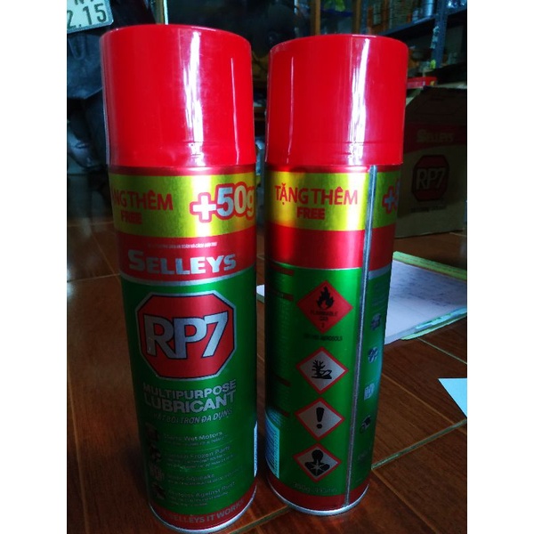 RP7 chai xịt chống rỉ sét và bôi trơn kim loại. 150g, 350g