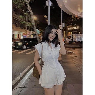 SET ÁO SƠ MI SÁT NÁCH KÈM SHORT (KÈM VIDEO HÌNH THẬT)