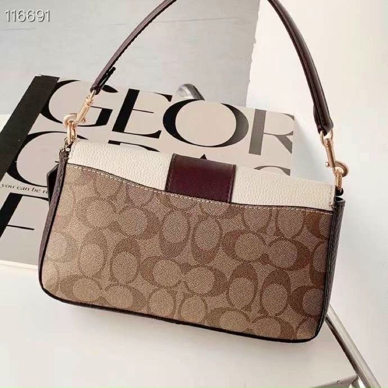 Túi coach nữ Mini Grace Crossbody In Signature Canvas