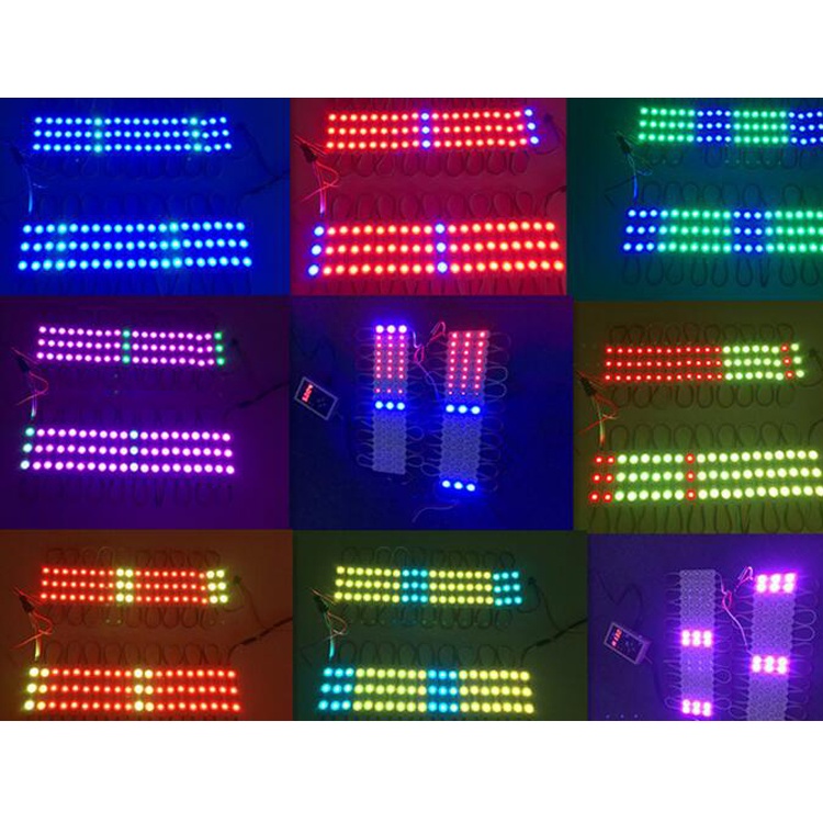 20 MODULE LED HẮT FULL MÀU THANH 3 BÓNG IC 2811 1903 MẶT ĐỔ KEO