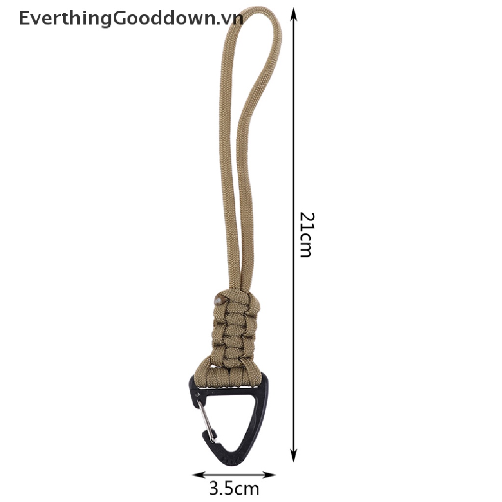 Everthinggooddown Dây Buộc Bánh Răng Sinh Tồn Bện Thủ Công Có Kẹp