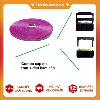 Combo Cáp biển ma trận + đầu bấm cáp
