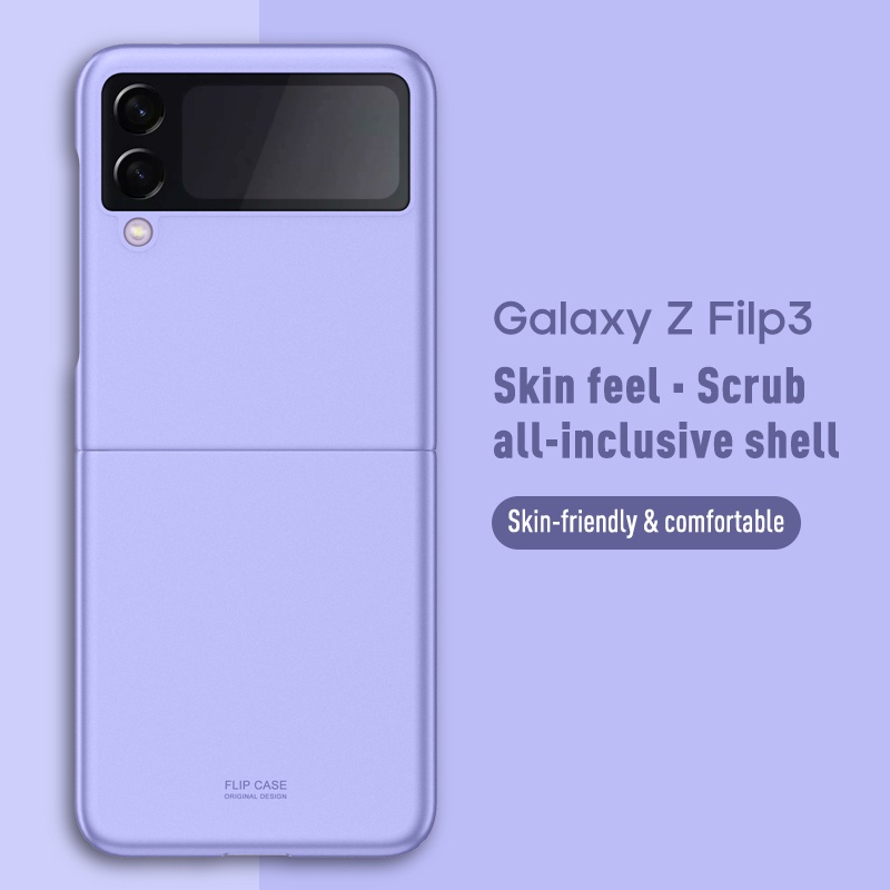 Ốp điện thoại cứng nhám siêu mỏng có thể gập lại cho Samsung Galaxy Z Flip 3