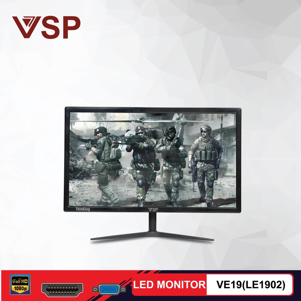 Màn hình LCD 19" VSP VE19 LE1902 Đen New 100% FullBox | BigBuy360 - bigbuy360.vn