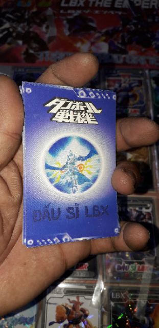 Sét 70 thẻ bài Đấu sĩ LBX bằng giấy bóng cứng rất đẹp