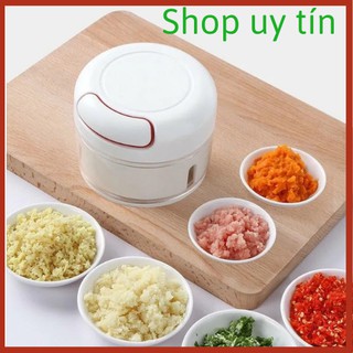 [Freeship] Xay Tỏi Ớt Cầm Tay Mini Rút Dây, Xay Siêu Nhuyễn, Bền, Xay Nhanh trong 15s