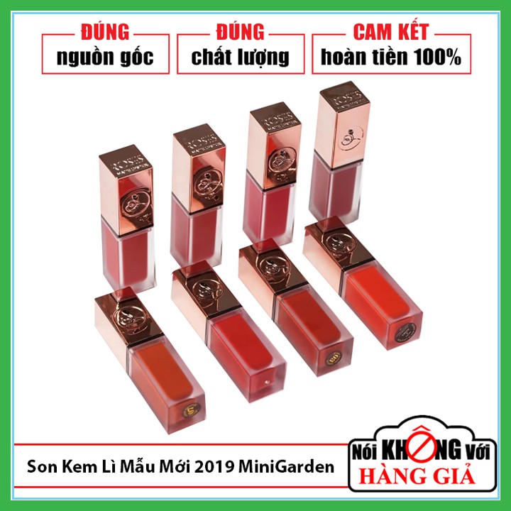 [CHÍNH HÃNG] Giữ Màu 24h Với Son Kem Lì Cao Cấp Roses Matte Lipstick Mini Garden Version 2019 | Cuahangtructuyen.vn