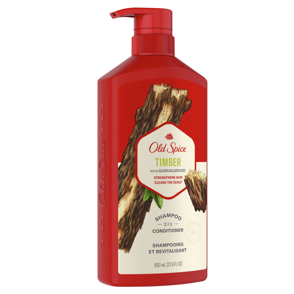 Dầu Gội Xả OLD SPICE 2in1 Hương Hoang Dã Cho Nam Chai 650ml