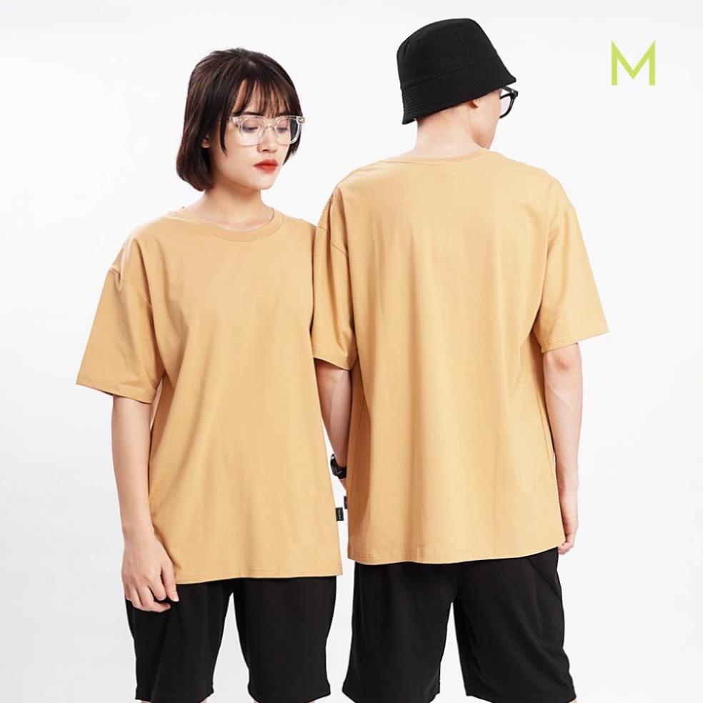Áo thun trơn N7 Cotton 100% dáng rộng tay lỡ unisex nam nữ basic nhiều màu. T5