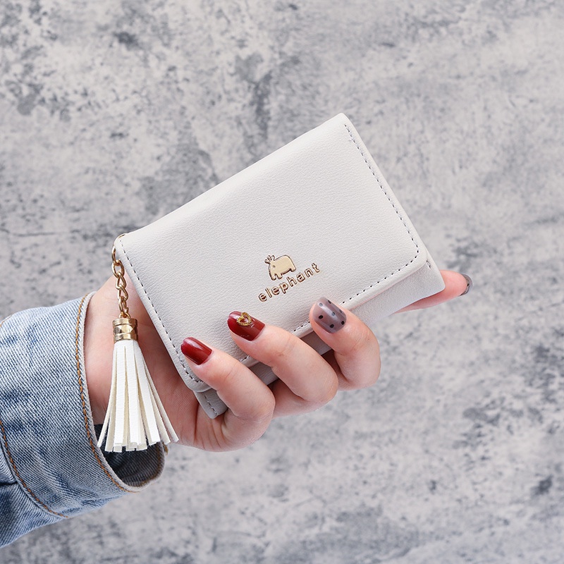 Ví Ngắn 30% Họa Tiết Dễ Thương Phong Cách Nhật Hàn 2019 Cho Nữ