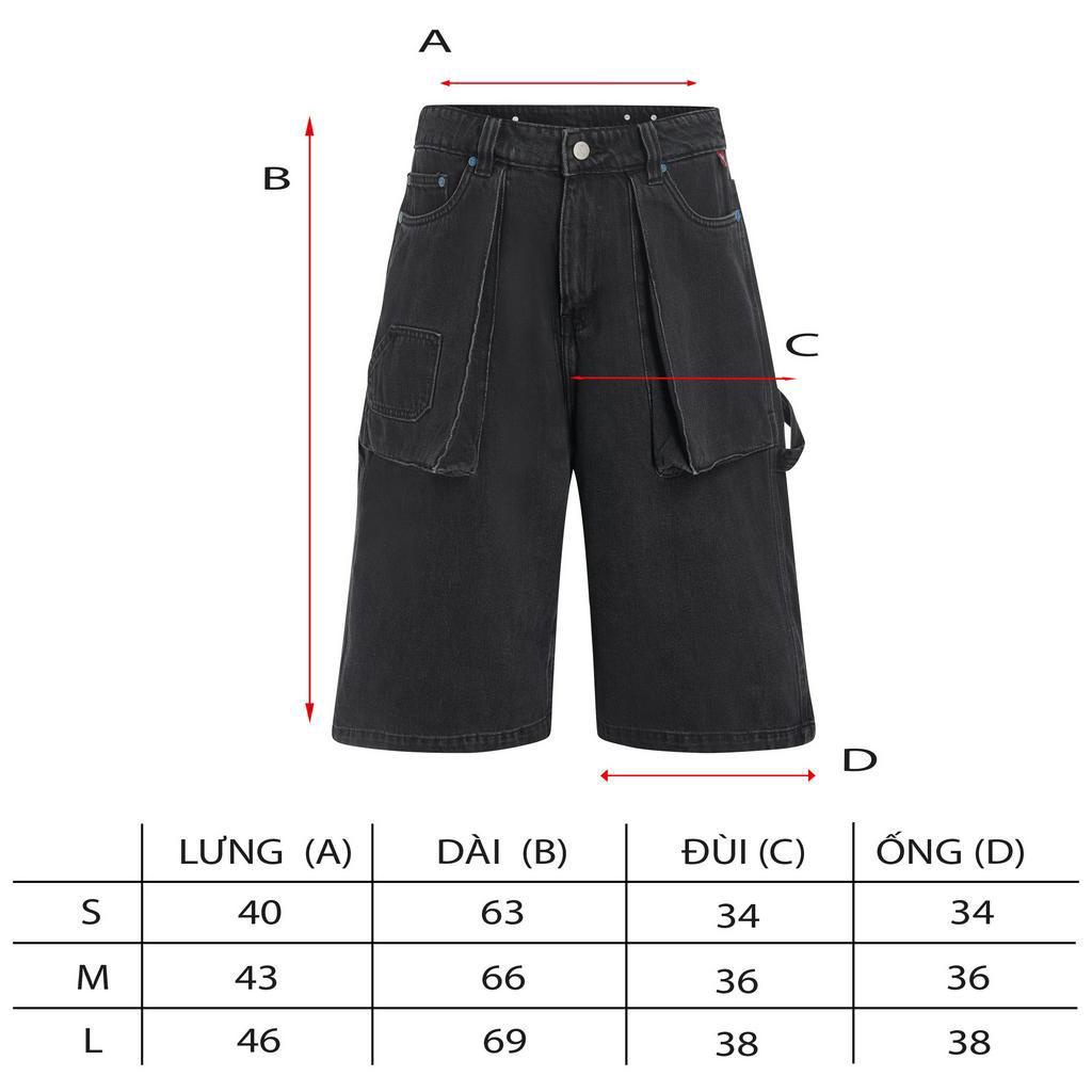 QUẦN SHORT JEANS LỬNG AA SHORT JEANS AASTU // AA // AASTUDIO.