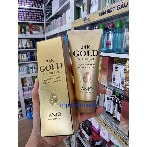 mặt nạ vàng anjo 24k gold peel off pack 100ml