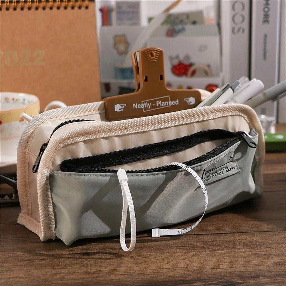 PEWANY Túi Đựng Bút Sức Chứa Lớn Thời Trang Cho Học Sinh Giá Đỡ