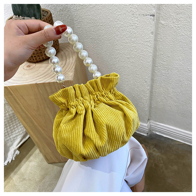 Túi Xách Dây Đeo Xích Đính Ngọc Trai Dễ Phối Đồ Cho Nữ