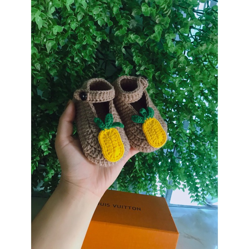 giầy quả dứa cho bé trai sz 12-24m