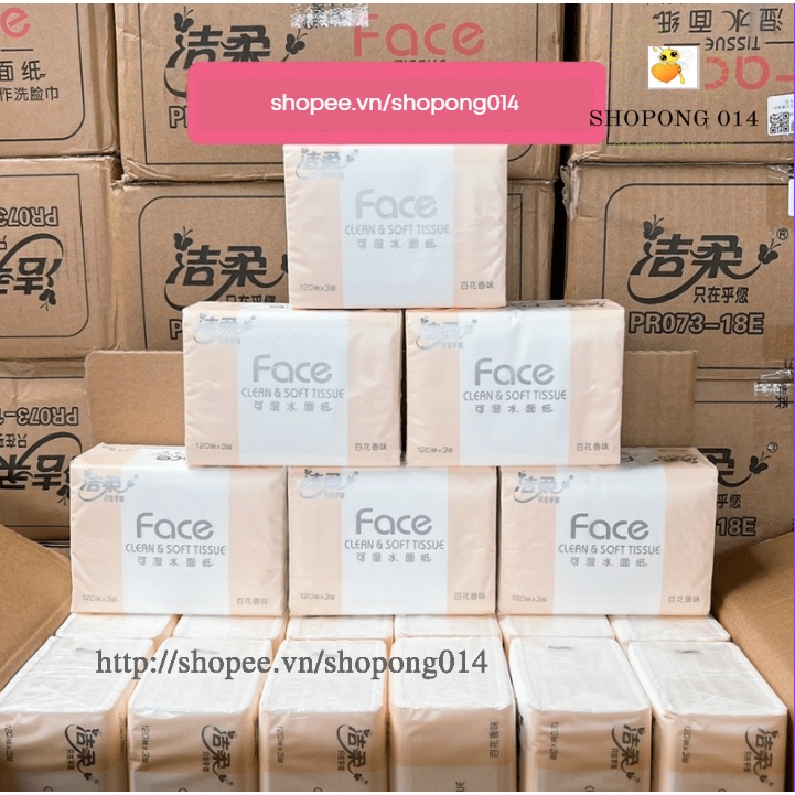 Giấy ăn C&S thùng 18 gói, giấy rút, giấy lau khô, khăn giấy