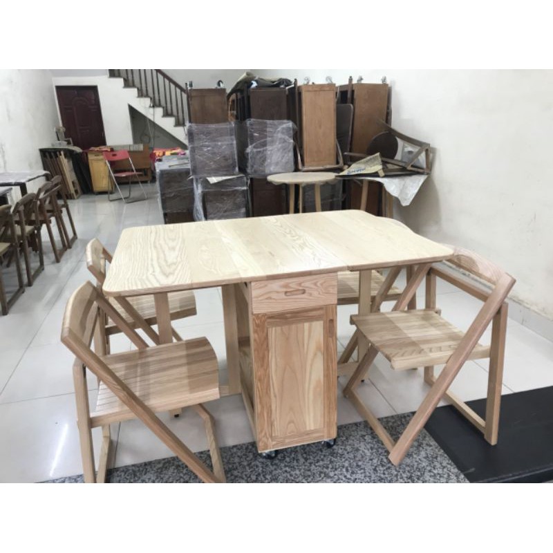 [Hàng đẹp giá xưởng]Ghế gấp thông minh gỗ Sồi Nga 100% Loại dày đẹp | BigBuy360 - bigbuy360.vn