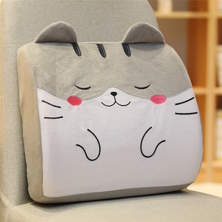 Gối tựa lưng ghế văn phòng hình thú giúp không đau lưng. Gối lót lưng vô cùng mềm mại và thoải mái