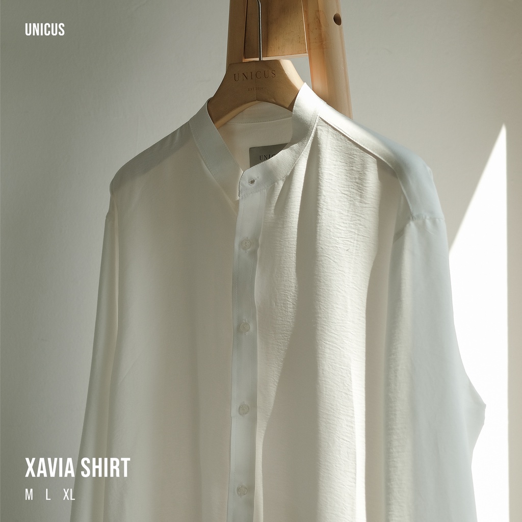 Áo Sơ Mi Cổ Tàu Linen Nam UNICUS Xavia Shirt