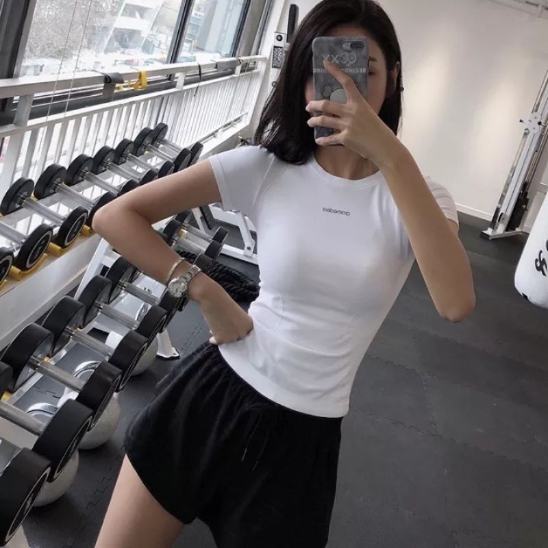 Áo dệt kim tập gym ,yoga nữ