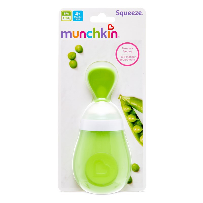 Bình thìa ăn dặm Munchkin 15807 (Xanh lá)