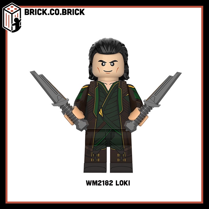 Loki Đồ Chơi Lắp Ráp Minifigure Siêu Anh Hùng Marvels Super Hero WM6118