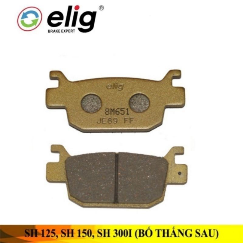 Bố thắng,má phanh đĩa sau xe SH 125, SH 150, SH 300i Elig