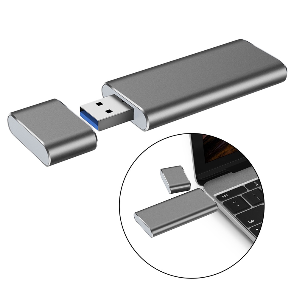 Đầu Đọc Thẻ Nhớ Ssd M.2 Ngff Sang Usb 3.0 6gbps Kèm Chìa Khóa B / M | BigBuy360 - bigbuy360.vn