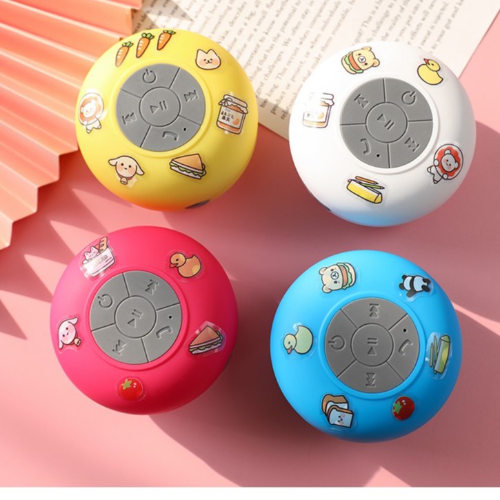 Loa Bluetooth Du Lịch Dễ Thương Chống Nước Tặng Kèm Bộ Sticker Dán [Bảo Hành 1 Đổi 1]