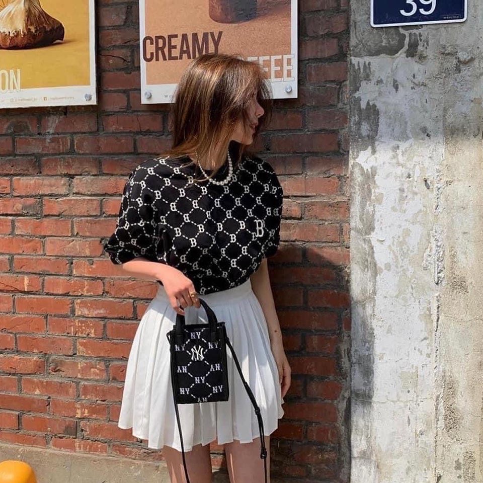 Túi Đeo Chéo MLB Monogram Diamond Jacquard Phone Pouch