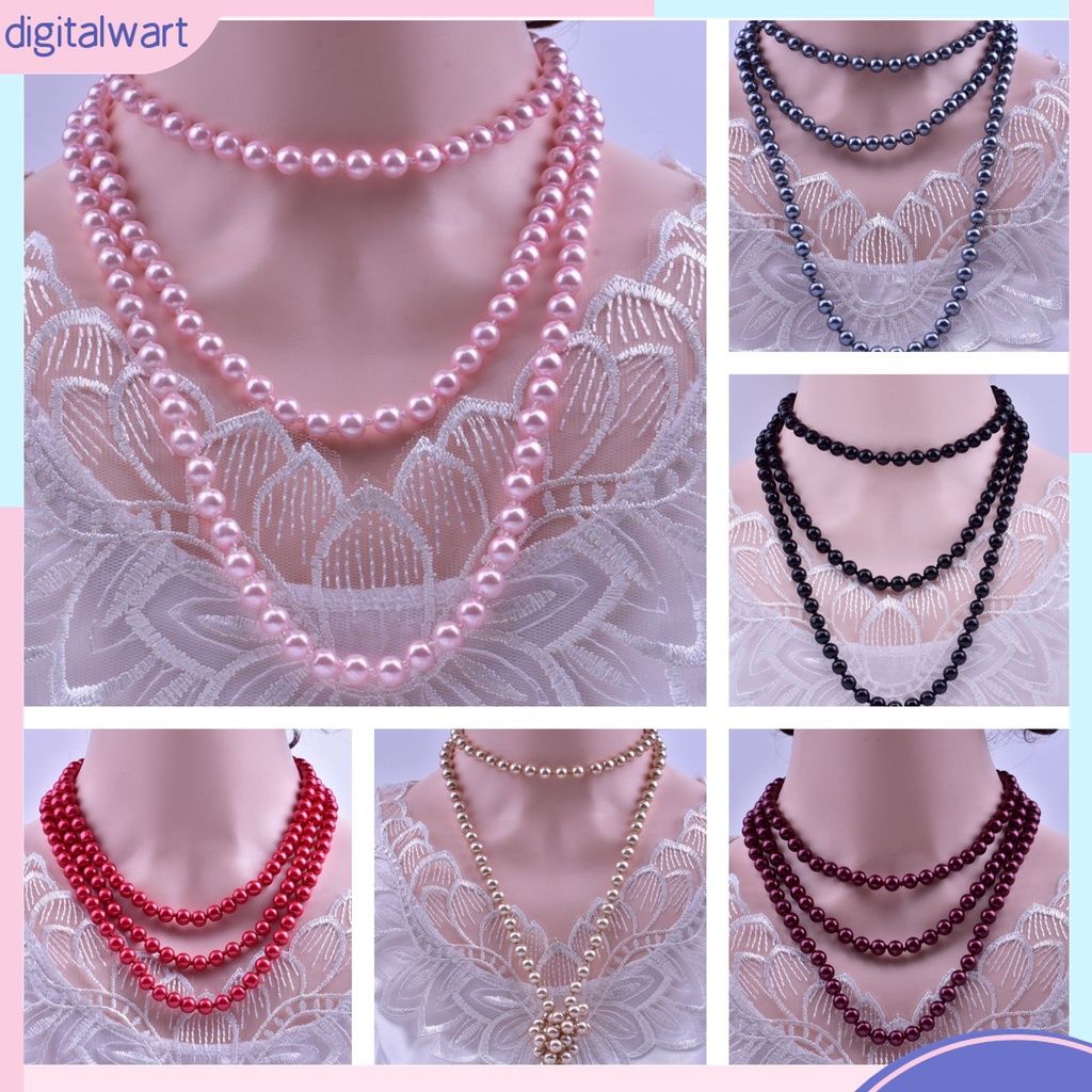 Vòng Cổ Chuỗi Ngọc Trai Giả Thời Trang Cho Nữ
