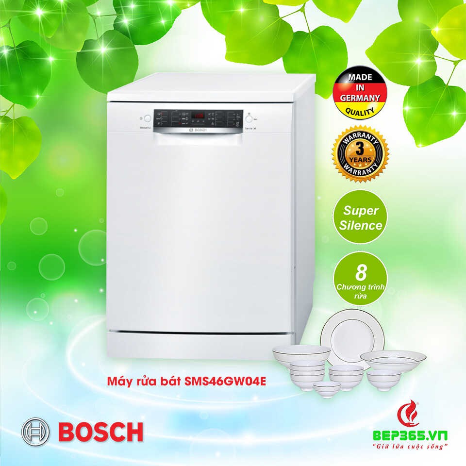 Máy rửa chén bát độc lập Bosch SMS46GW04E