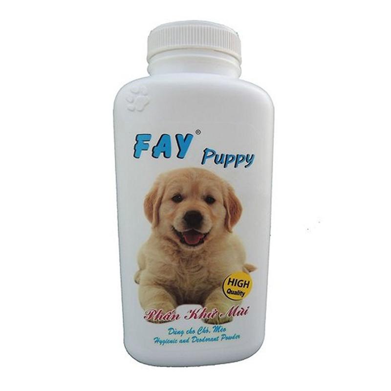 Phấn tắm khô, khửi mùi Fay Puppy 120gr Cho Chó Mèo - BOMPET