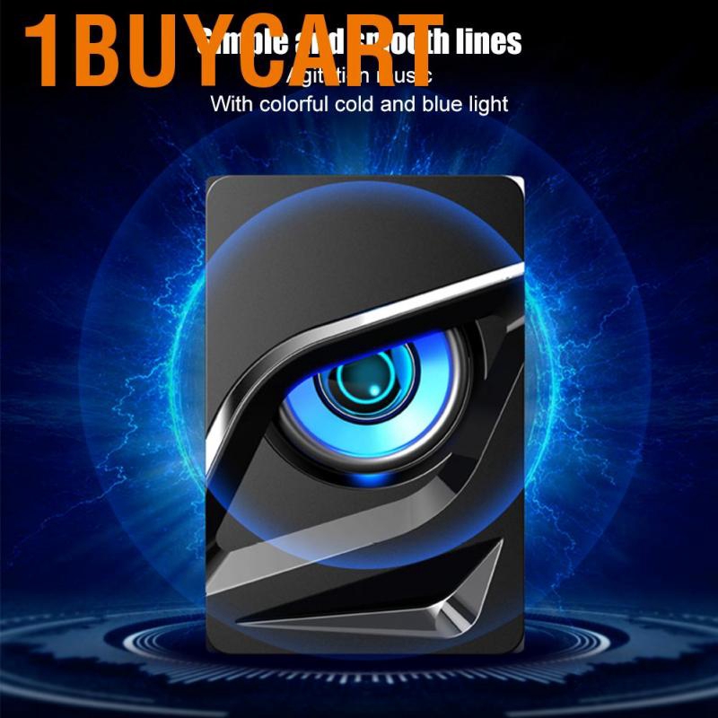 Cặp loa siêu trầm để bàn SADA V-128 mini kết nối USB 2.1 dành cho máy tính/điện thoại di động/máy tính xách tay