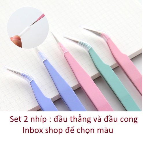 Nhíp gắp sticker màu macaron, nhíp gắp hình dán hỗ trợ trang trí sổ tay bullet journal - MyNa Mart