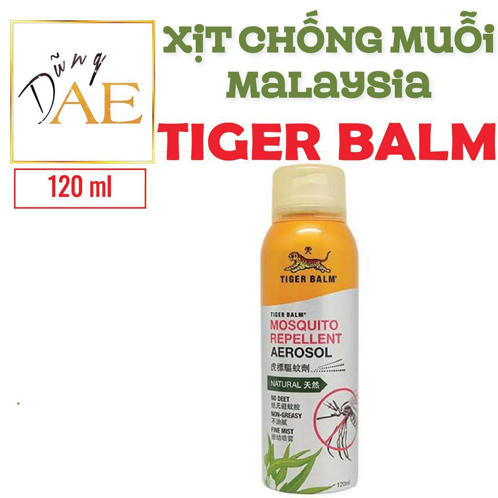 Xịt Chống Muỗi Tiger Balm Mosquito Repellent Aerosol Malaysia 120mL