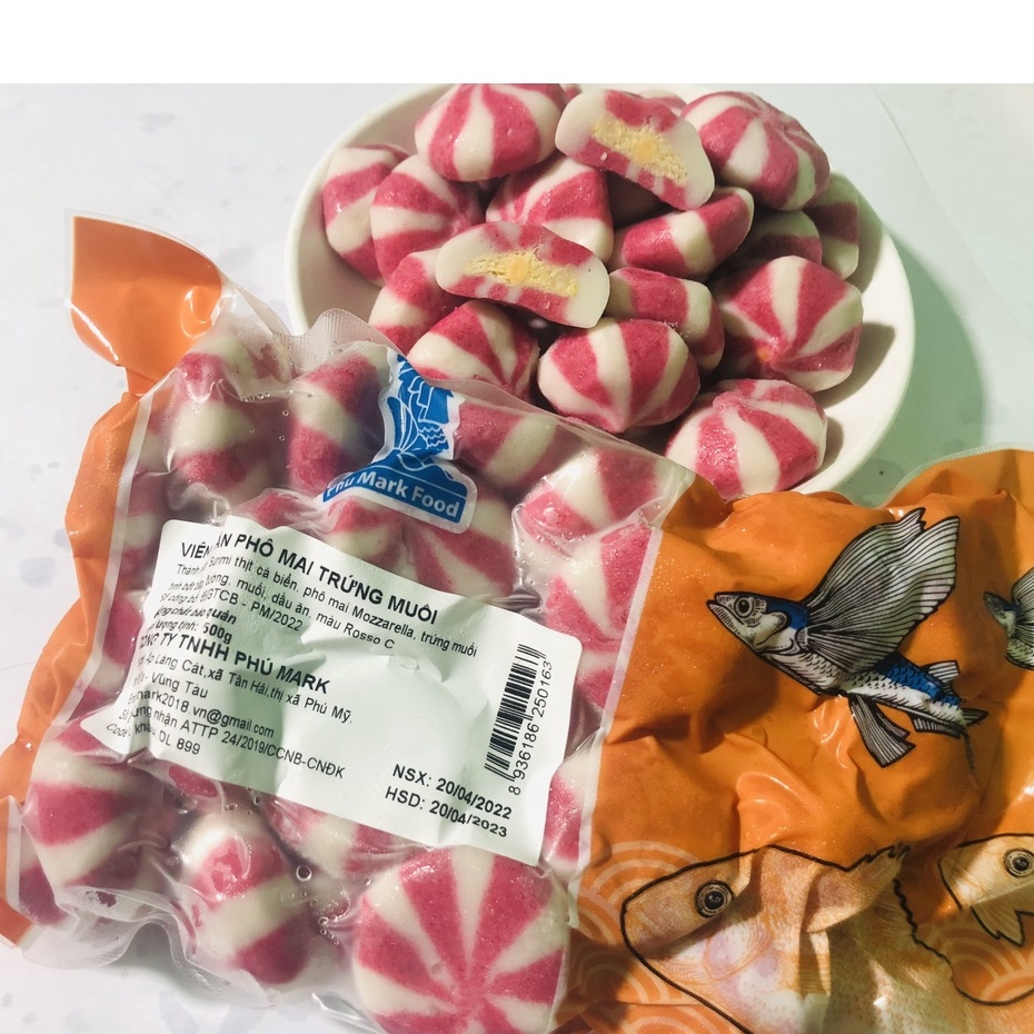 1kg Viên Bánh Bao nhân Phô mai Trứng muối phumark siu ngon/ 500g/ 200g