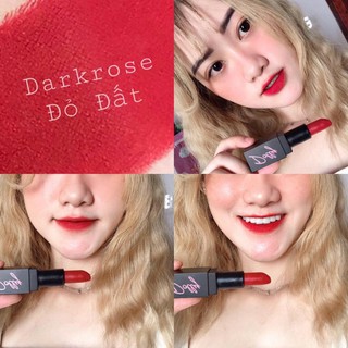 [Đỏ Đất ] Son Sáp Phủ Phấn Dolly Không Chì Màu Đỏ Đất