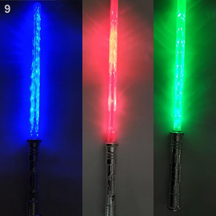 ▣﹊○Douyin Star Wars lightsaber thanh kiếm laze chéo kính thiên văn phát sáng trẻ em nhấp nháy đồ chơi