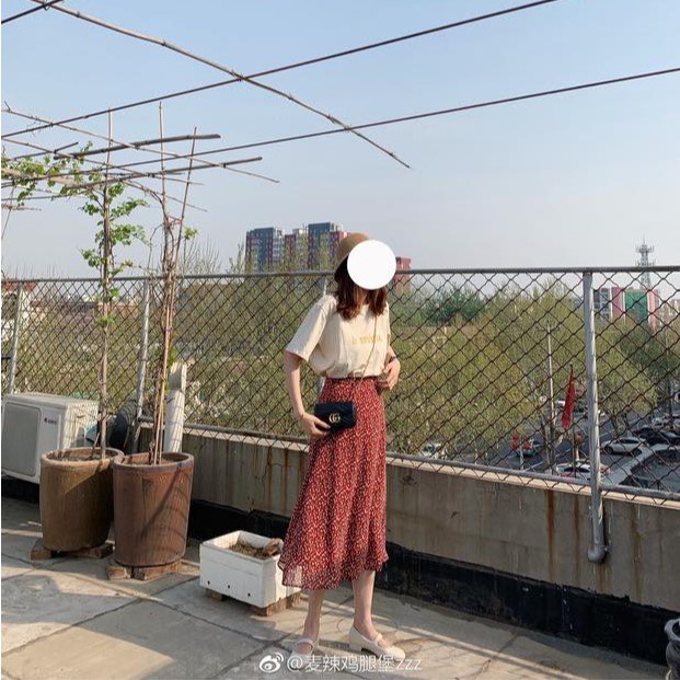 [Mã WARUN27 giảm 12k đơn 99k] Chân váy nữ dài kiểu thời trang vintage ulzzang họa tiết nền hoa nhí MIDI  | BigBuy360 - bigbuy360.vn