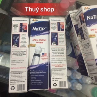 Bộ dụng cụ rửa mũi Natip