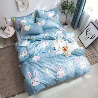 Set poly cotton thỏ xanh