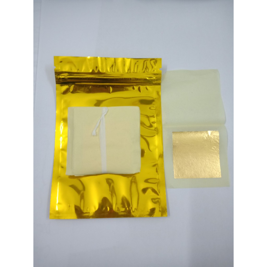 Lá vàng thật 9999 khổ 4.33cm chuyên đắp mặt, spa hàm lượng vàng 98%