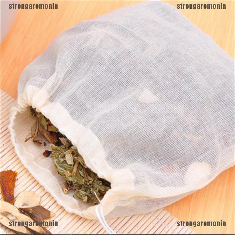 Set 10 Túi Rút Vải Cotton 8x10cm