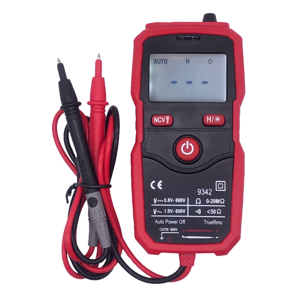 Bangla* Handheld Handheld Multimeter Digital LCD Display Multimeter with NCV Efficient for Appliance Repair