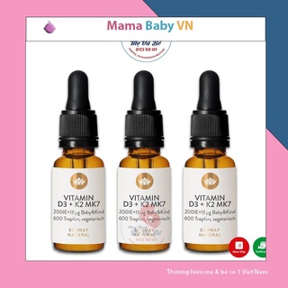 Vitamin D3 K2 Mk7 Sunday Natural 20ml Đức