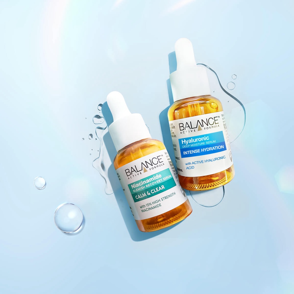 Serum Balance Vitamin C, Niacinamide, Hyaluronic 30 - 60ml giúp dưỡng ẩm, sáng da và chống lão hóa vượt trội