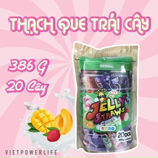 Thạch que trái cây Hàn Quốc 20 que/bịch
