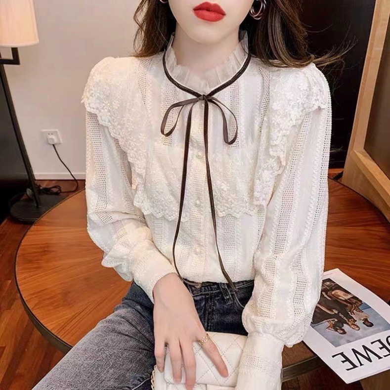 áo sơ mi  kiểu cánh tiên tiểu thư hàng QCCC TA02